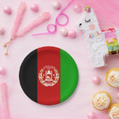 愛国的なアフガニスタンの旗 ペーパープレート (パーティー)