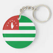 愛国的なアブハジアの旗 キーホルダー (裏面)