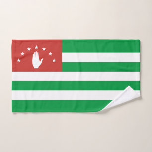 愛国的なアブハジアの旗 ハンドタオル