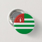 愛国的なアブハジアの旗 缶バッジ (正面&裏面)