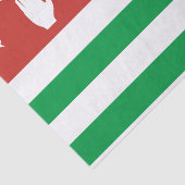 愛国的なアブハジアの旗 薄葉紙 (詳細)