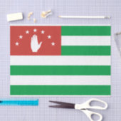 愛国的なアブハジアの旗 薄葉紙 (クラフト)