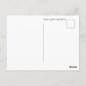 愛国的なアメリカのはがき ポストカード (裏面)