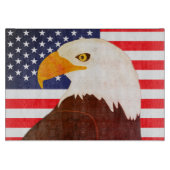 愛国的なアメリカのイーグル旗 カッティングボード (正面)