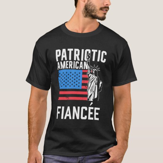 愛国的なアメリカのフィアンシャン©Eアメリカの愛国的なアメリカ Tシャツ (正面)