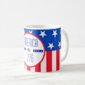 愛国的なアメリカのマグカップ コーヒーマグカップ (正面右)