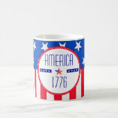 愛国的なアメリカのマグカップ コーヒーマグカップ (中央)
