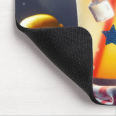 愛国的なアメリカのレモネード マウスパッド (コーナー)