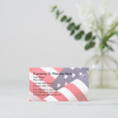 愛国的なアメリカの名刺 名刺 (スタンド正面)