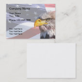 愛国的なアメリカの大きなフォーマット 名刺 (正面/裏面)