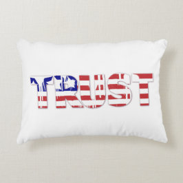 愛国的なアメリカの旗を持つ二つのデザイン アクセントクッション