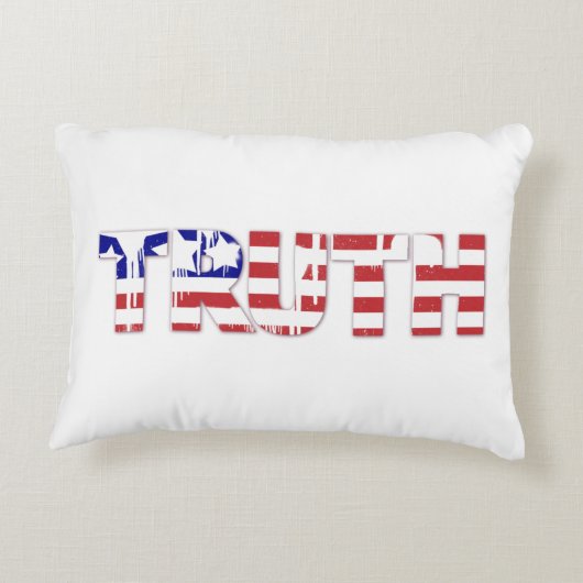 愛国的なアメリカの旗を持つ二つのデザイン アクセントクッション (裏面)