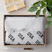 愛国的なアメリカの模様2トーンオリンピックスポーツおもしろい 薄葉紙 (ギフト)