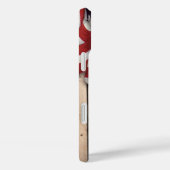 愛国的なアメリカの色の折り畳み木製スラットフェンス Case-Mate iPhoneケース (裏面 / 右)