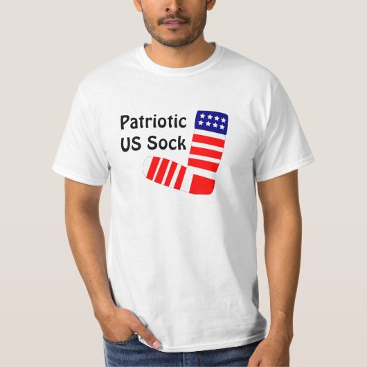愛国的なアメリカのSock Tシャツ (正面)