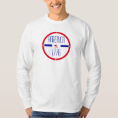 愛国的なアメリカのTシャツ Tシャツ (正面)