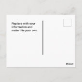 愛国的なアメリカンイーグルポスト ポストカード (裏面)