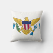 愛国的なアメリカヴァージン諸島国旗 クッション (裏面)