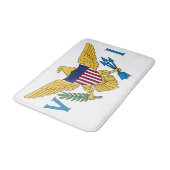 愛国的なアメリカヴァージン諸島国旗 バスマット (アングル)