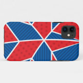 愛国的なアメリカ人のスター Case-Mate iPhoneケース (裏面(横))
