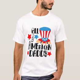 愛国的なアメリカ人のパパの言葉アート Tシャツ
