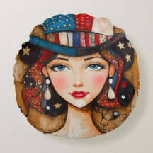 愛国的なアメリカ人女性