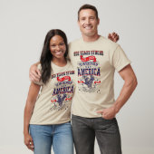 愛国的なアメリカ人250周年 Tシャツ (ユニセックス)