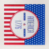 愛国的なアメリカ人 ジグソーパズル (横)