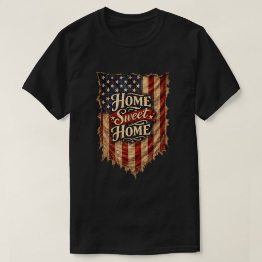 愛国的なアメリカ人（10） Tシャツ (デザイン正面)