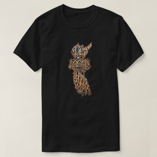 愛国的なアメリカ人 (1d) tシャツ (デザイン正面)