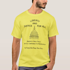 愛国的なアメリカ人 (3b) Tシャツ
