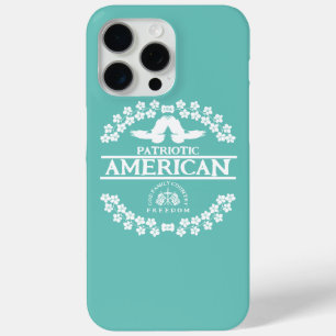 愛国的なアメリカ人 GOD FAMILY COUNTRY FREEDOM iPhone 15 PRO MAXケース