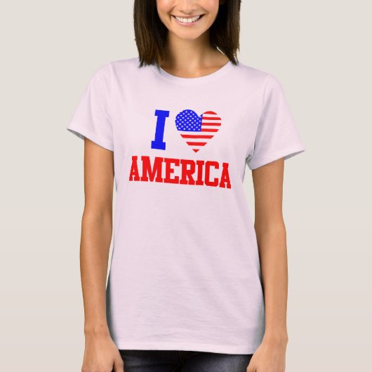愛国的なアメリカ人 Tシャツ (正面)