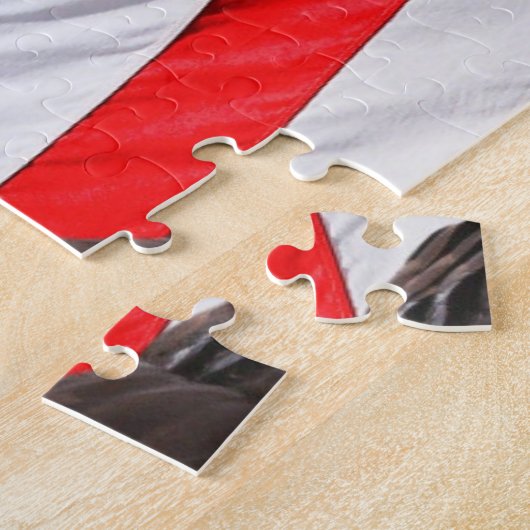 愛国的なアメリカ国旗のイーグルジグソーパズル ジグソーパズル (側面)