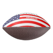 愛国的なアメリカ国旗のカスタムサッカーのスポーツギフト アメリカンフットボール (回転270)