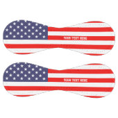 愛国的なアメリカ国旗のカスタムソフトボールの贈り物 ソフトボール (パネル)