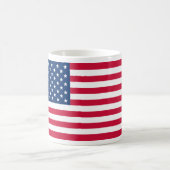 愛国的なアメリカ国旗のコーヒーマグ コーヒーマグカップ (中央)