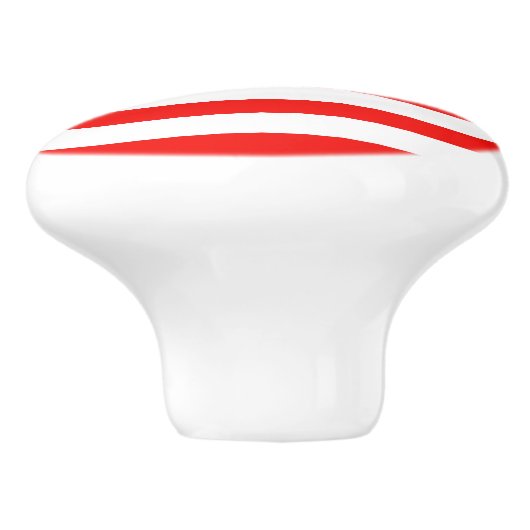 愛国的なアメリカ国旗のドアと引き出しプルノブ セラミックノブ (側面)