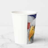 愛国的なアメリカ国旗のハゲ・イーグル紙カップ 紙コップ (右)