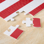 愛国的なアメリカ国旗のパズル ジグソーパズル (側面)