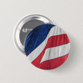愛国的なアメリカ国旗のボタン 缶バッジ (正面&裏面)