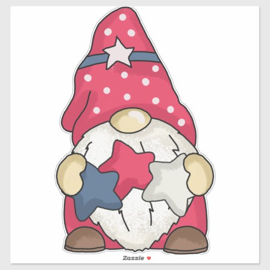 愛国的なアメリカ国旗の庭の格言スターストリップ#1 シール (シート)