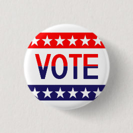 愛国的なアメリカ国旗の投票 缶バッジ
