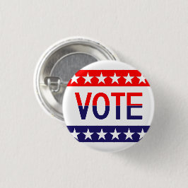愛国的なアメリカ国旗の投票 缶バッジ
