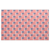 愛国的なアメリカ国旗の模様DIY織物 ファブリック (ファットクウォーター)