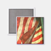 愛国的なアメリカ国旗の磁石 マグネット (正面/裏面)