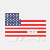 愛国的なアメリカ国旗の結婚式のパーティーの好意ボックス フェイバーボックス (折り畳みなし)