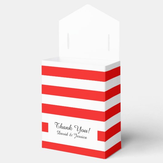 愛国的なアメリカ国旗の結婚式のパーティーの好意ボックス フェイバーボックス (オープン)