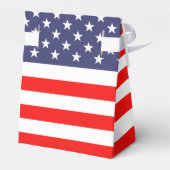愛国的なアメリカ国旗の結婚式のパーティーの好意ボックス フェイバーボックス (裏面サイド)