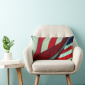 愛国的なアメリカ国旗の腰掛け枕 ランバークッション (椅子)